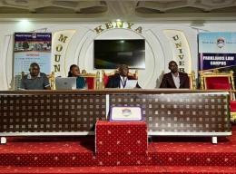 File image of the AI Hackathon event at Mount Kenya University.